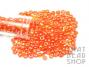 Size 6-0 Seed Beads - Transparent Lustered Orange